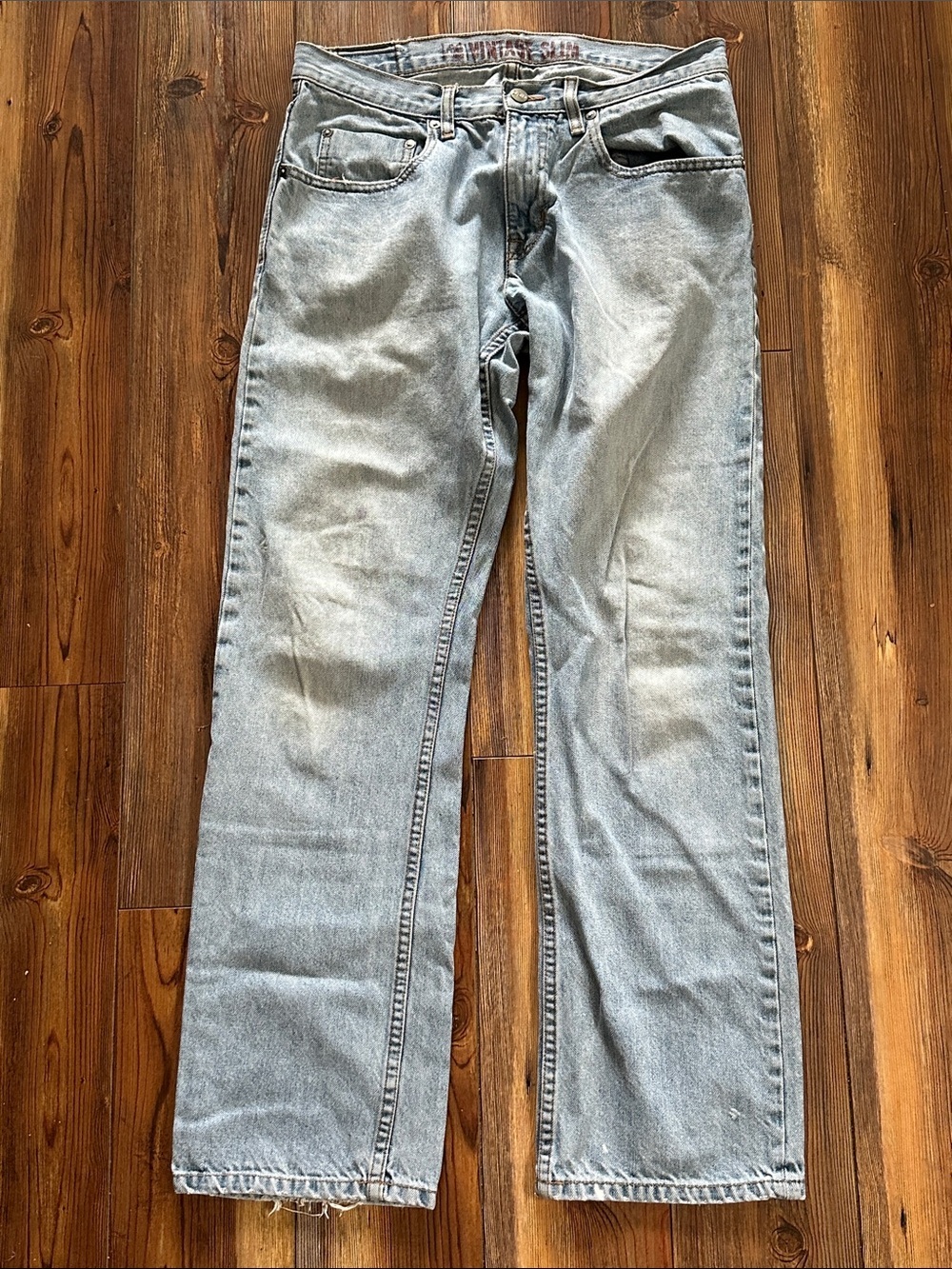 Lee Men's Vintage Slim Light Wash Blue Jeans 30/32